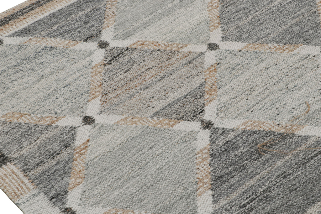 Scandinavian Rug with Geometric Patterns
