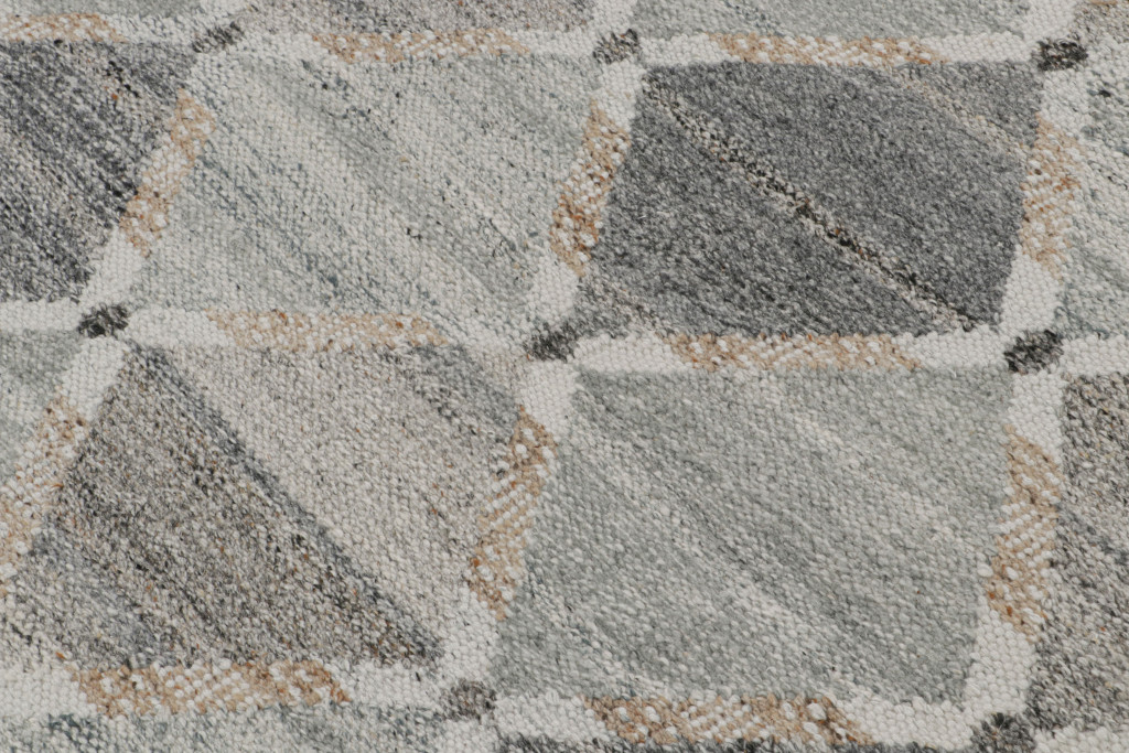 Scandinavian Rug with Geometric Patterns