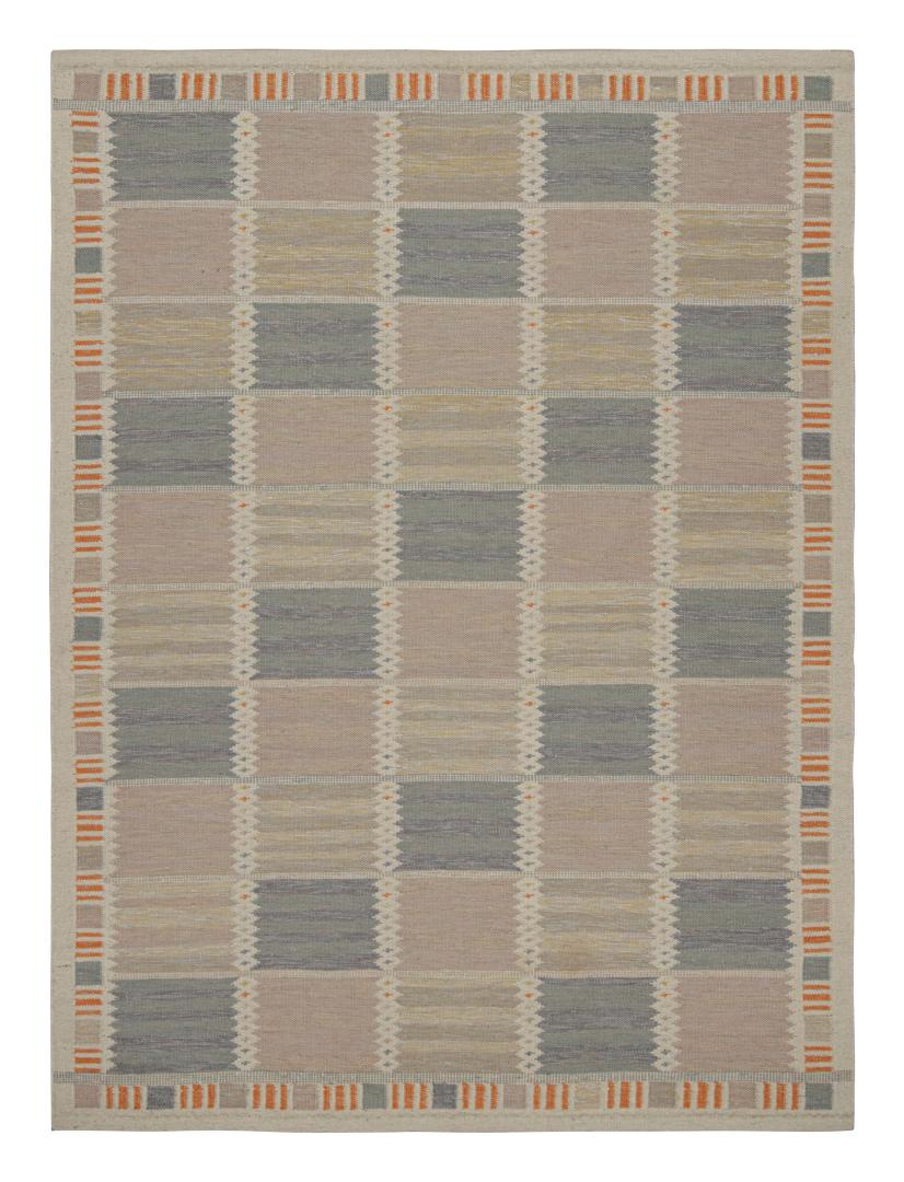 Scandinavian Rug with Geometric Patterns
