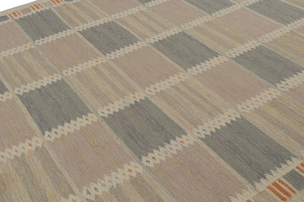 Scandinavian Rug with Geometric Patterns