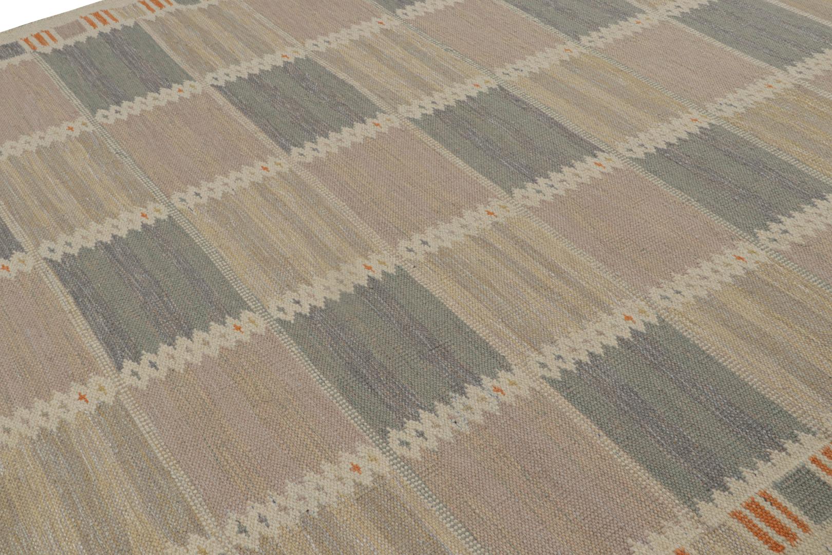 Scandinavian Rug with Geometric Patterns