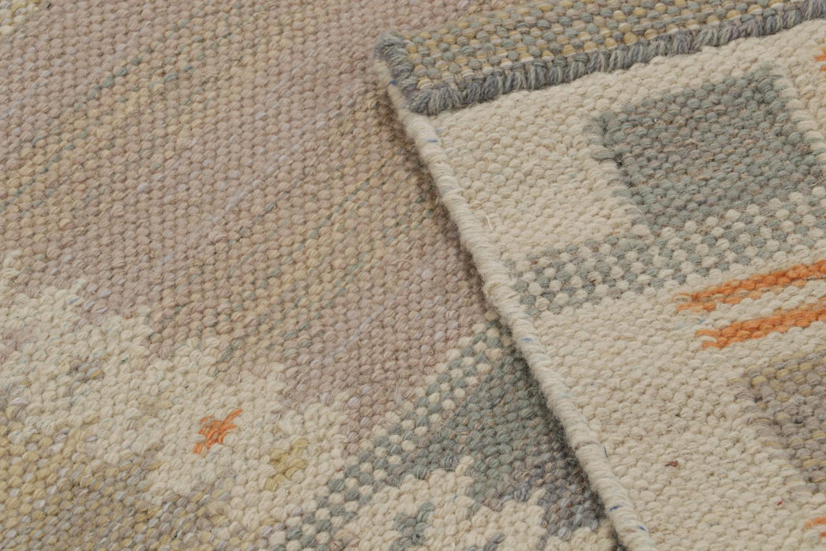 Scandinavian Rug with Geometric Patterns