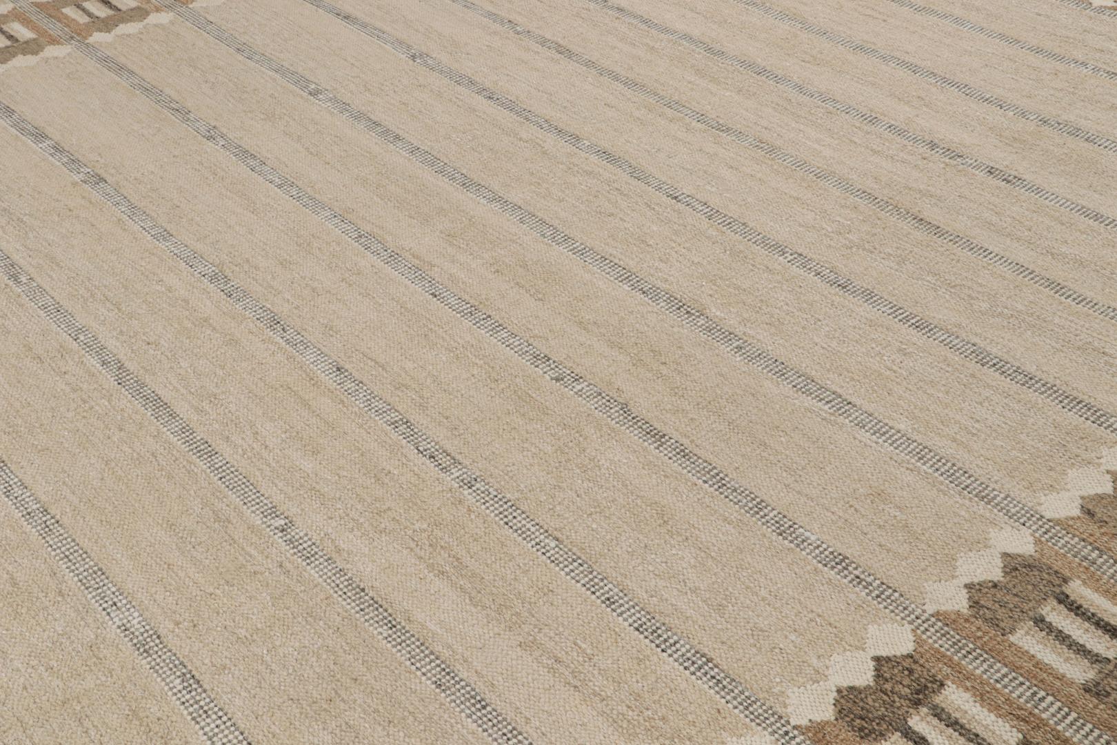 Scandinavian Rug with Geometric Patterns