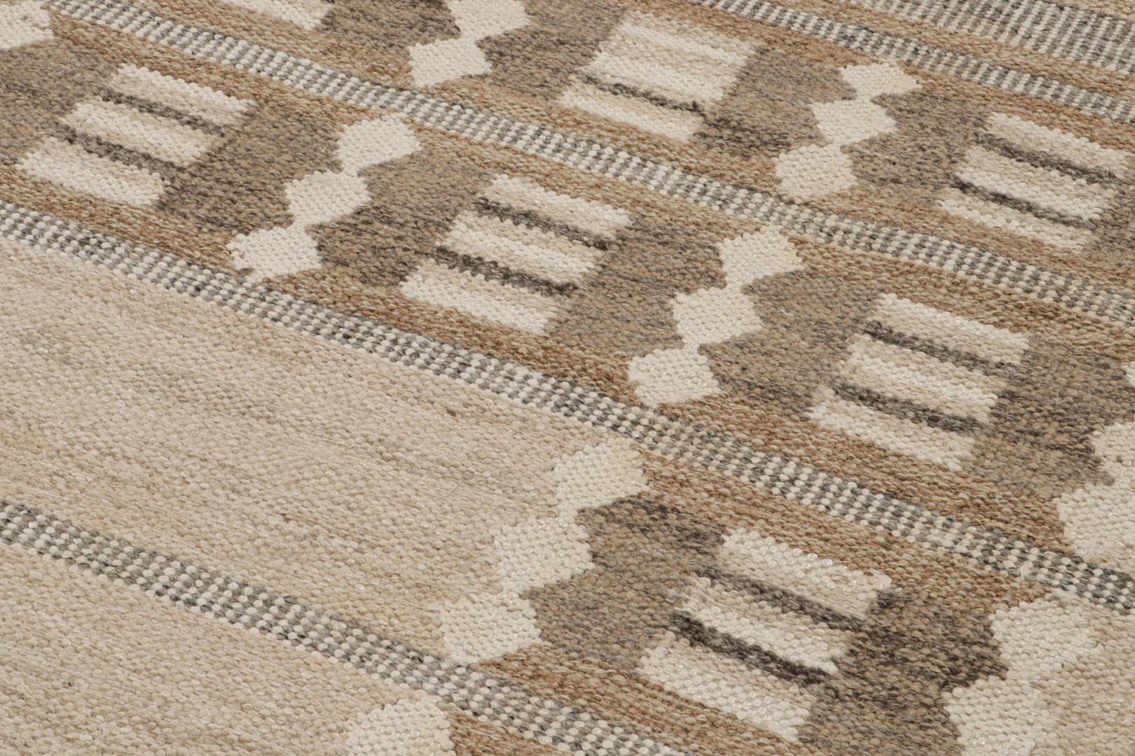 Scandinavian Rug with Geometric Patterns