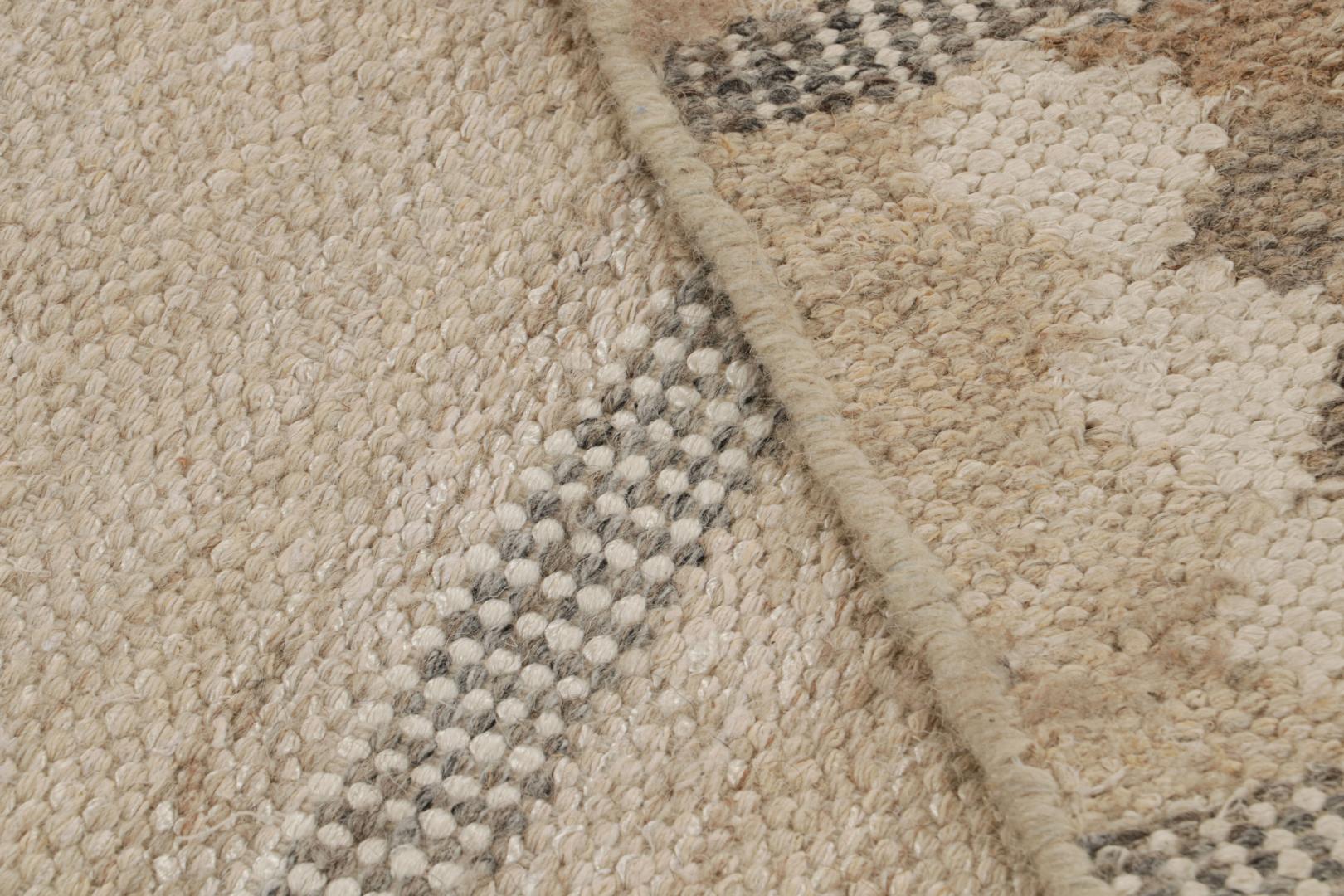 Scandinavian Rug with Geometric Patterns