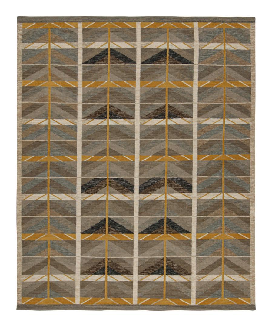 Scandinavian Rug with Geometric Patterns
