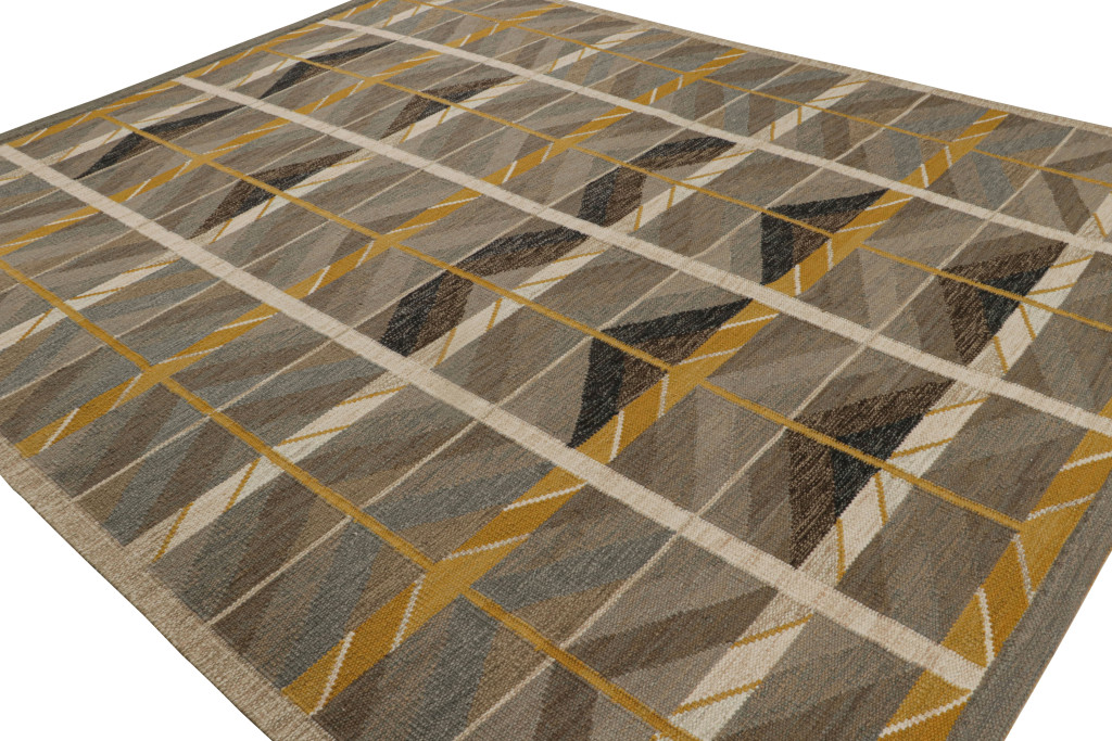 Scandinavian Rug with Geometric Patterns