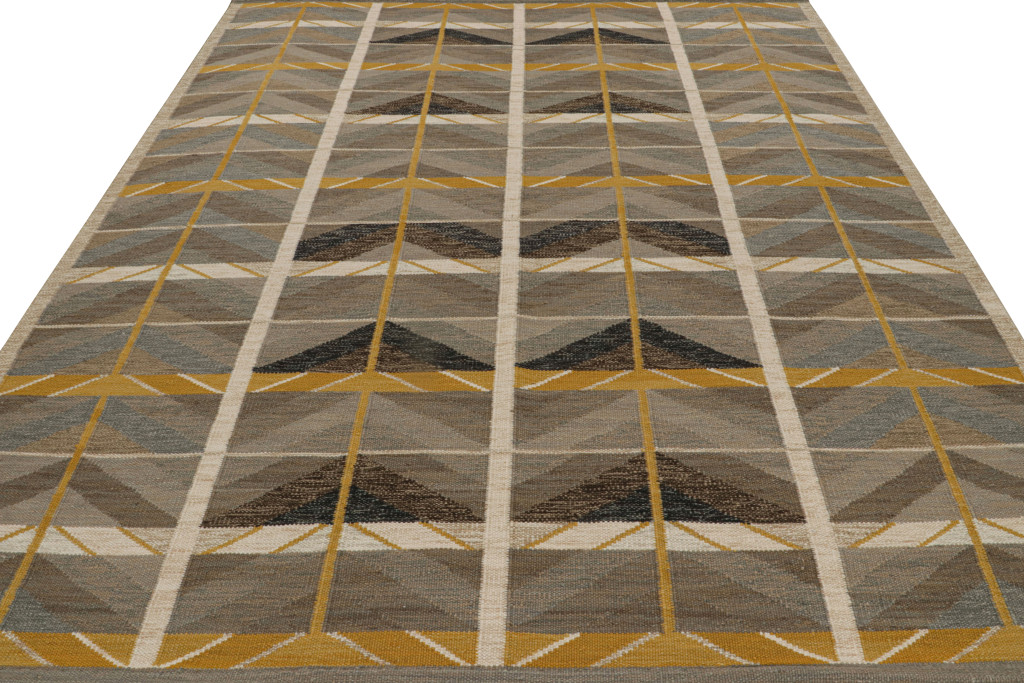 Scandinavian Rug with Geometric Patterns