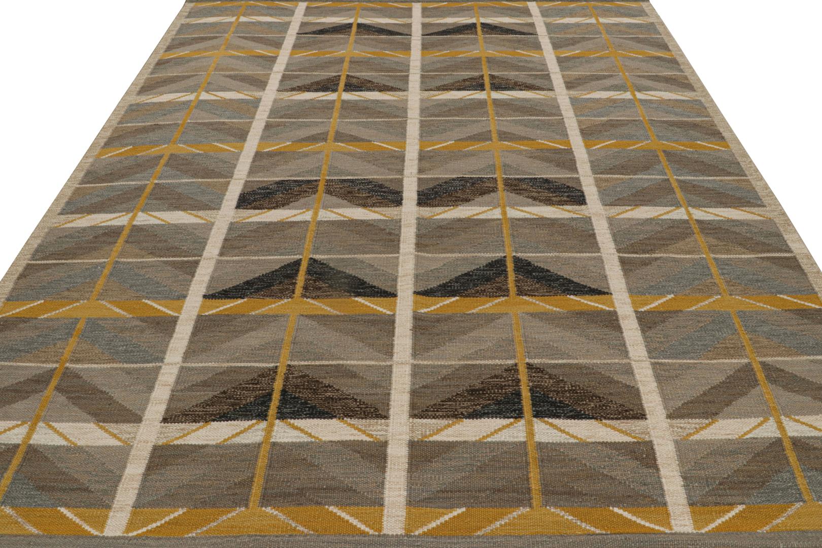 Scandinavian Rug with Geometric Patterns