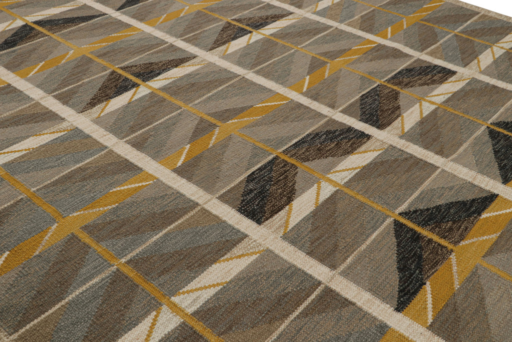 Scandinavian Rug with Geometric Patterns