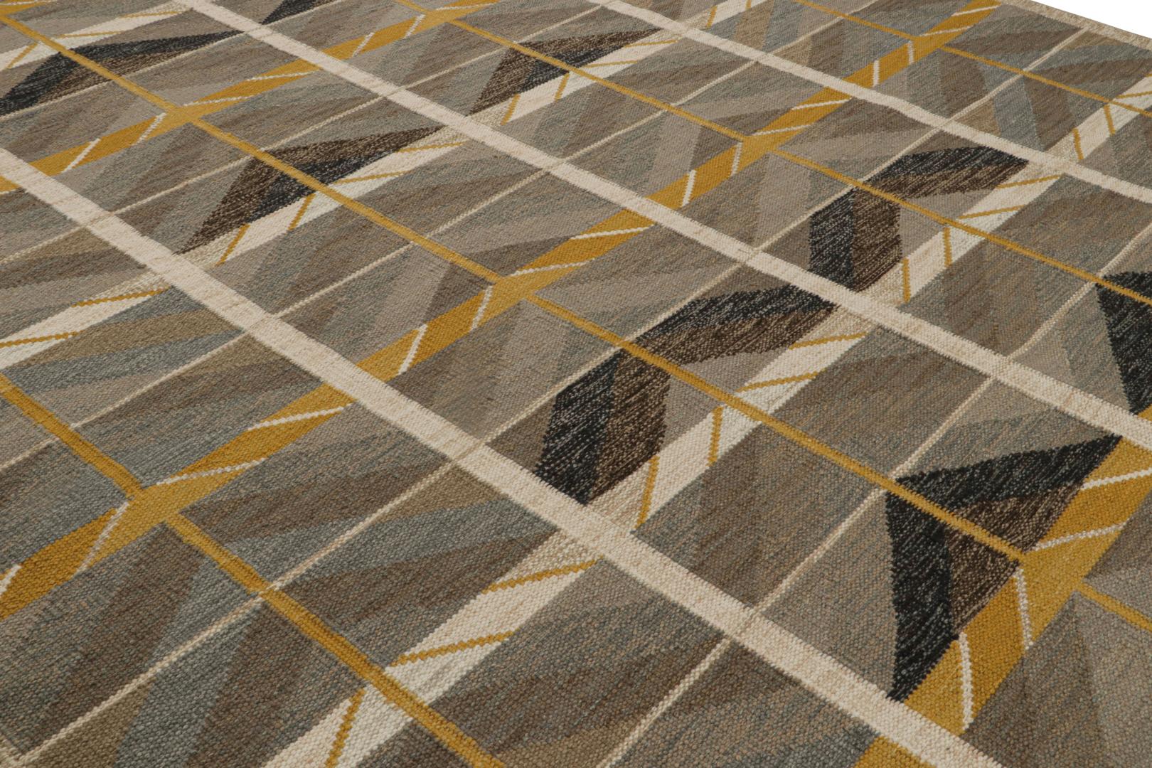 Scandinavian Rug with Geometric Patterns