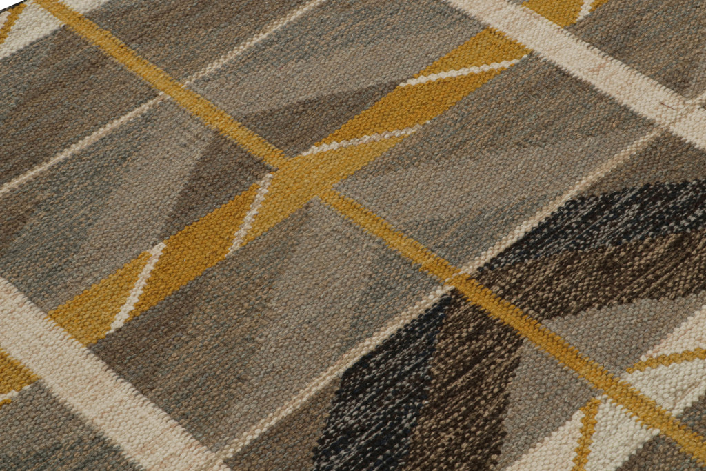 Scandinavian Rug with Geometric Patterns