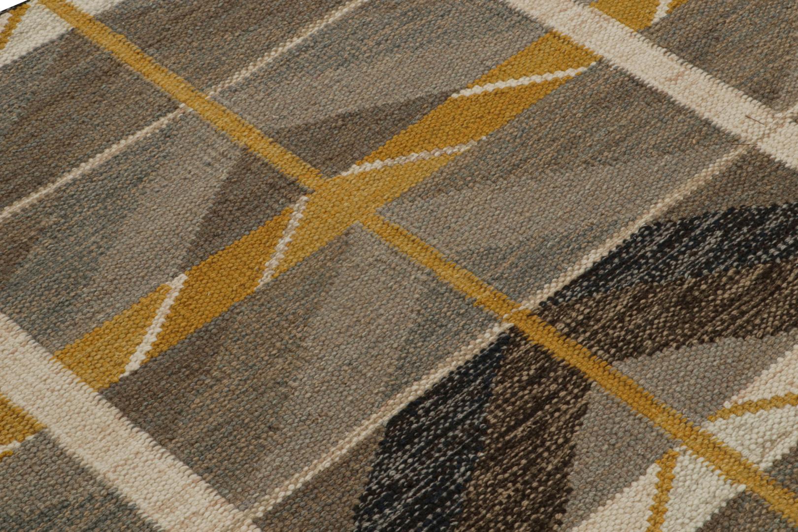Scandinavian Rug with Geometric Patterns