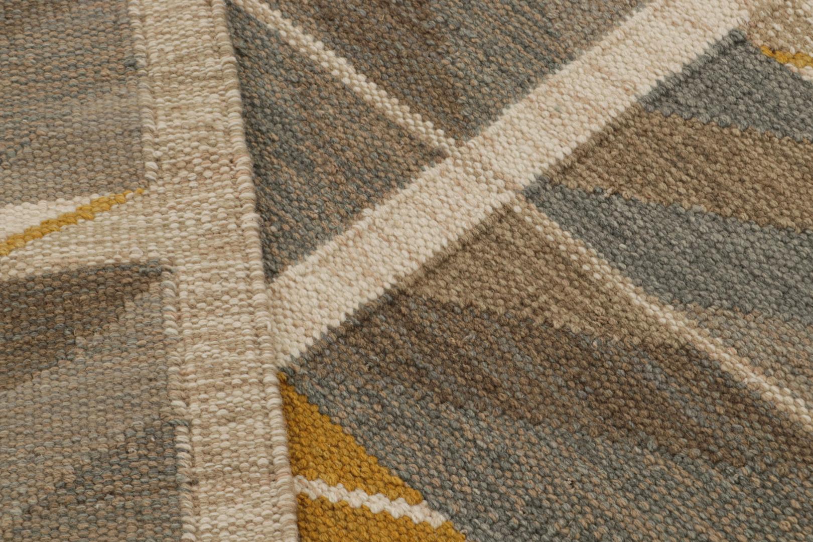 Scandinavian Rug with Geometric Patterns