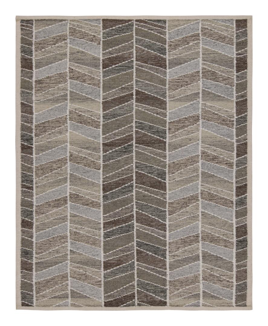 Scandinavian Custom Outdoor Rug with Geometric Patterns