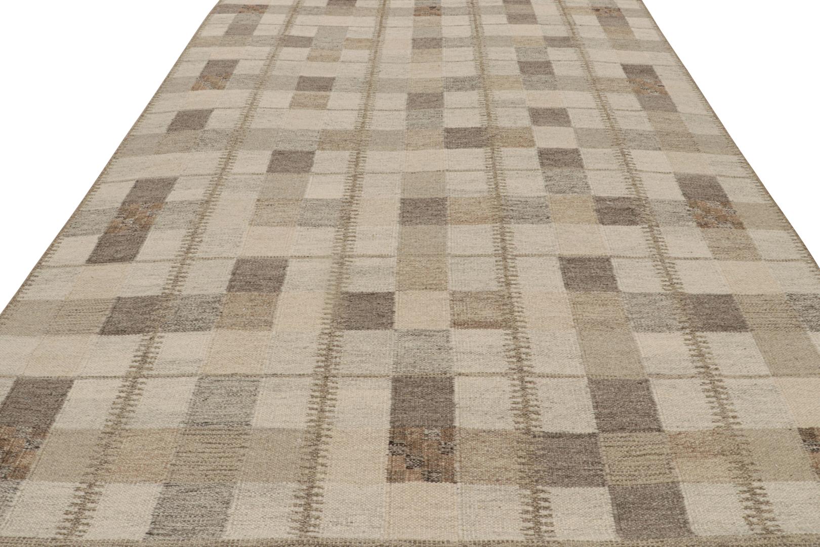 Scandinavian Rug with Geometric Patterns