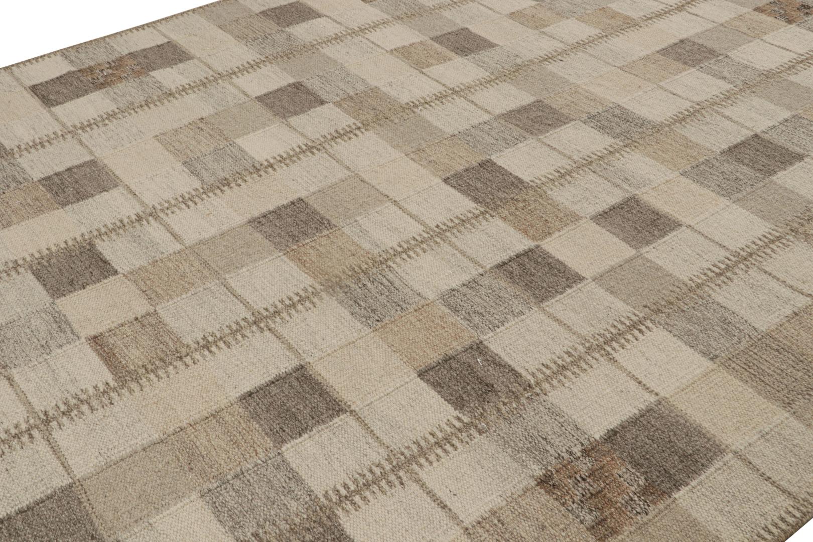 Scandinavian Rug with Geometric Patterns