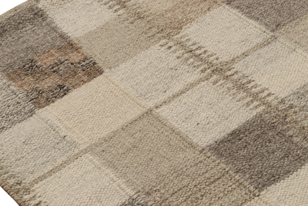 Scandinavian Rug with Geometric Patterns