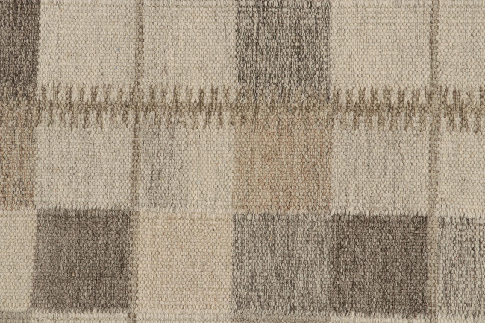 Scandinavian Rug with Geometric Patterns