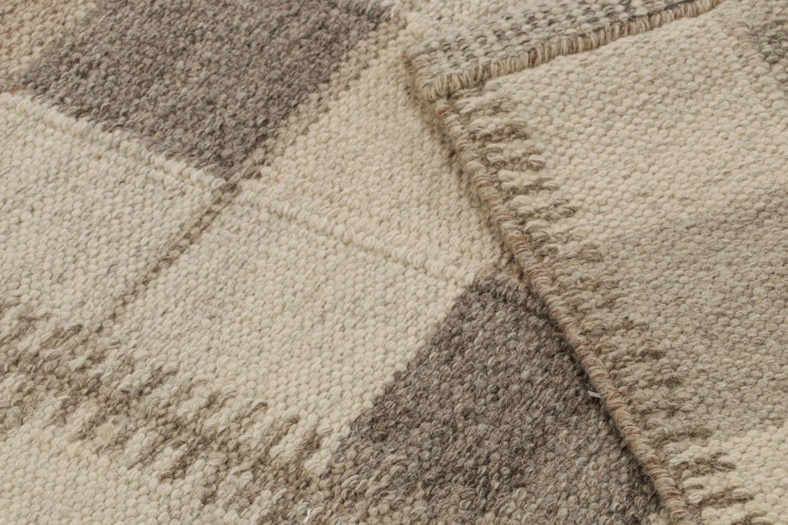 Scandinavian Rug with Geometric Patterns