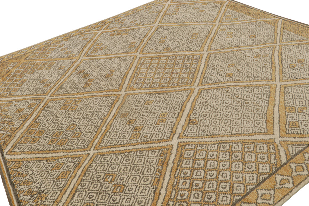 Contemporary Moroccan Style Geometric Rug