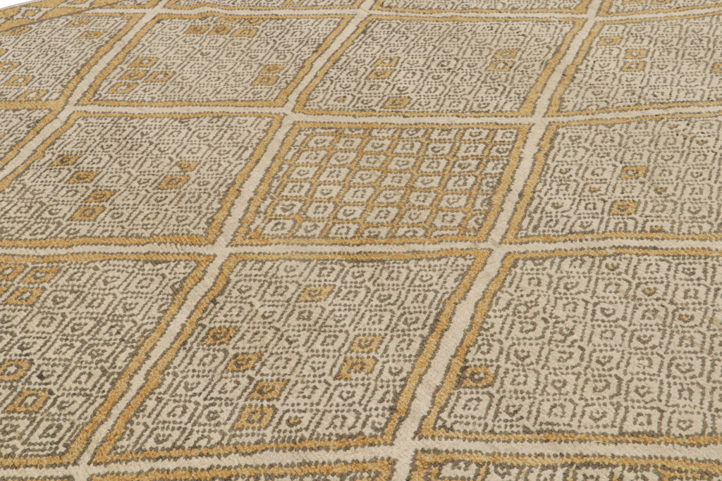 Contemporary Moroccan Style Geometric Rug