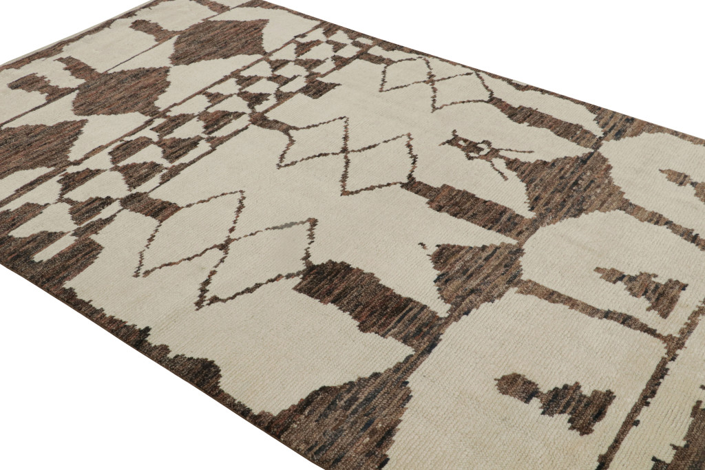 Contemporary Moroccan Style Geometric Rug