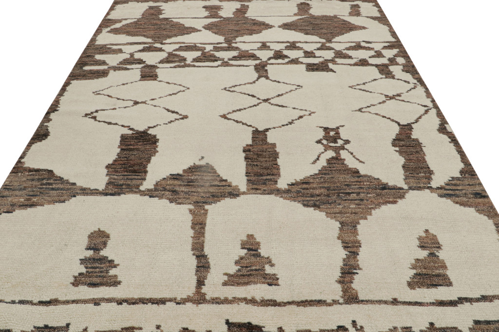 Contemporary Moroccan Style Geometric Rug