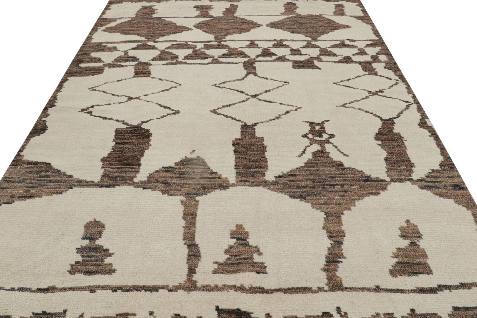Contemporary Moroccan Style Geometric Rug