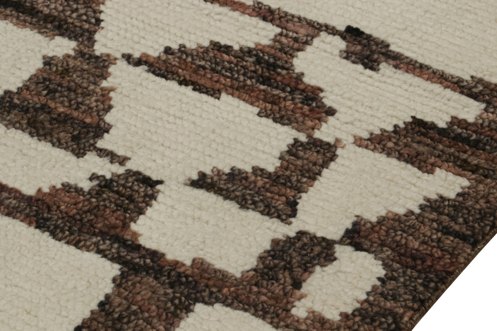 Contemporary Moroccan Style Geometric Rug