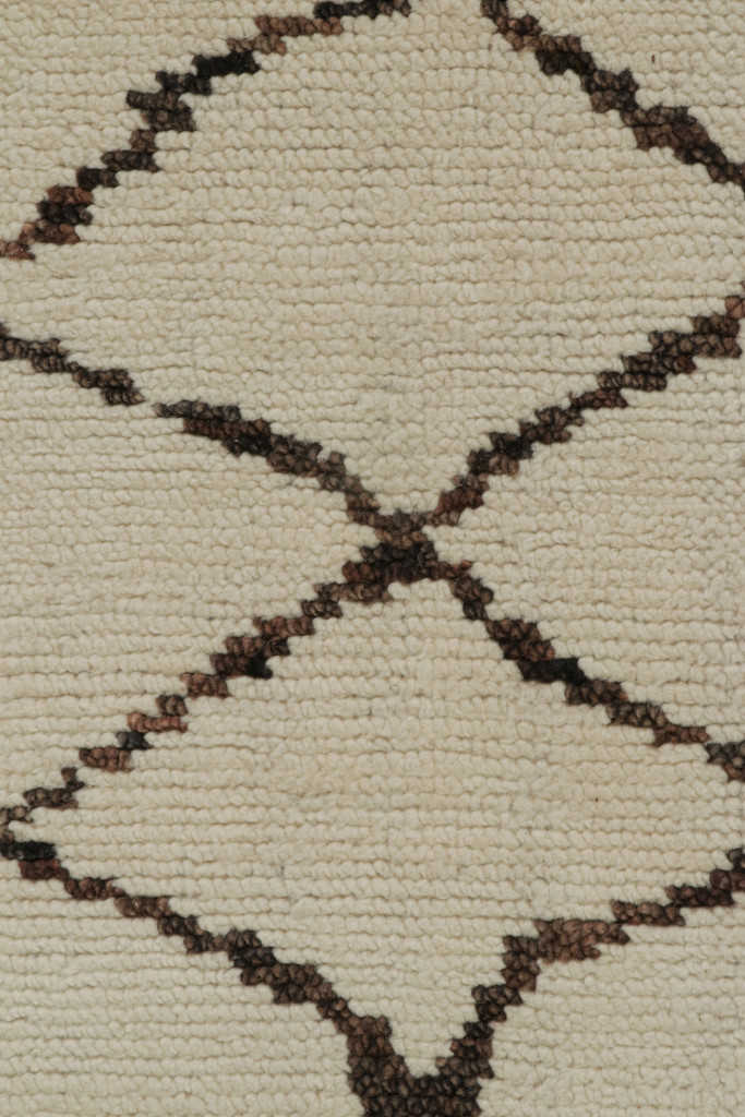 Contemporary Moroccan Style Geometric Rug