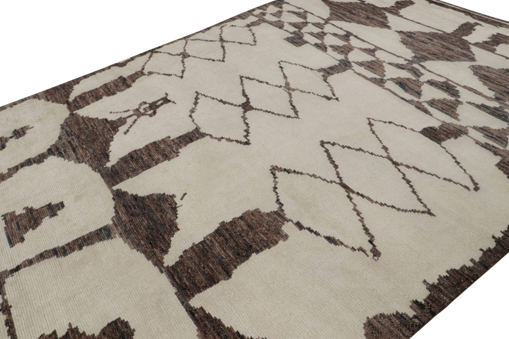 Contemporary Moroccan Style Geometric Rug