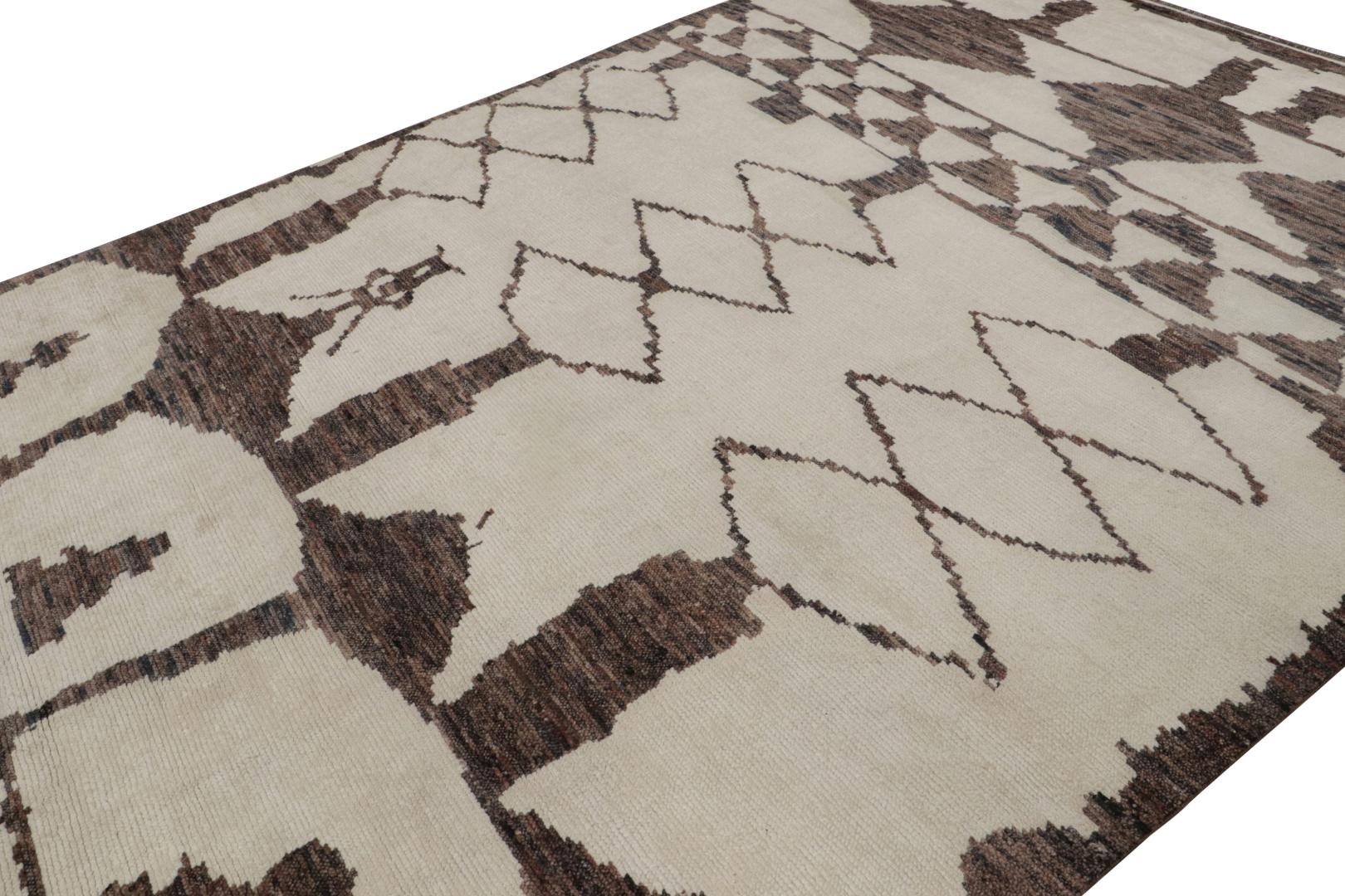 Contemporary Moroccan Style Geometric Rug