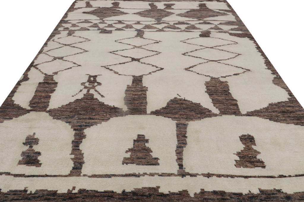 Contemporary Moroccan Style Geometric Rug