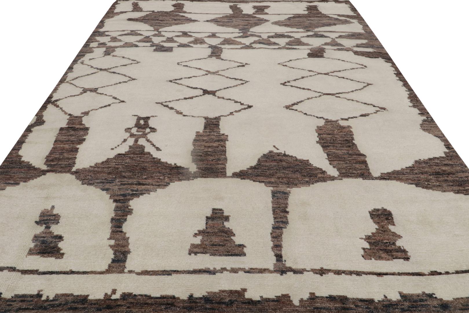 Contemporary Moroccan Style Geometric Rug