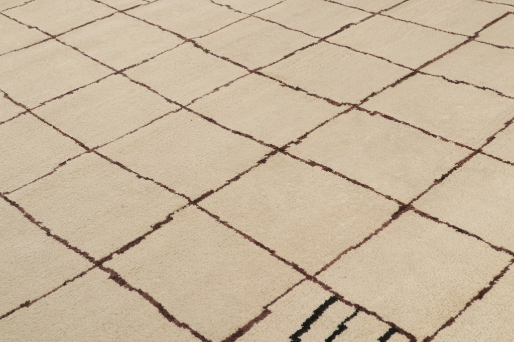 Contemporary Moroccan Rug with Berber Geometric Patterns