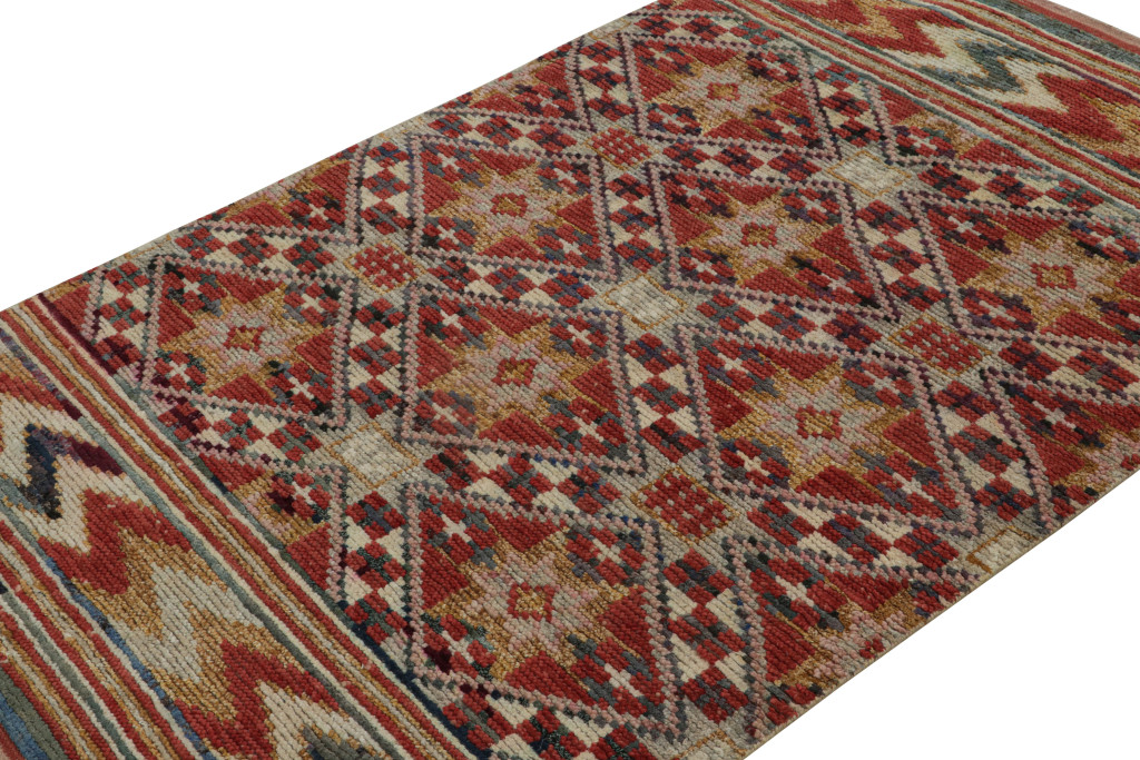 Contemporary Moroccan Rug with Berber Geometric Patterns