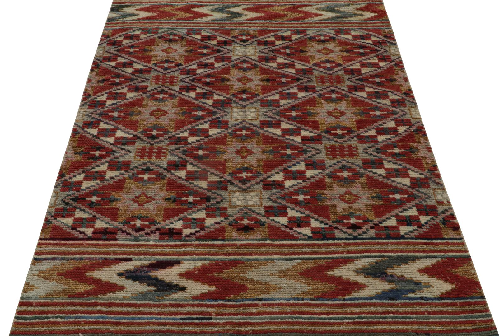 Contemporary Moroccan Rug with Berber Geometric Patterns