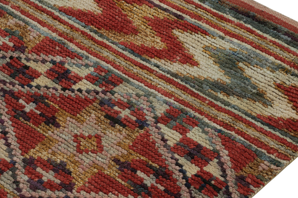 Contemporary Moroccan Rug with Berber Geometric Patterns