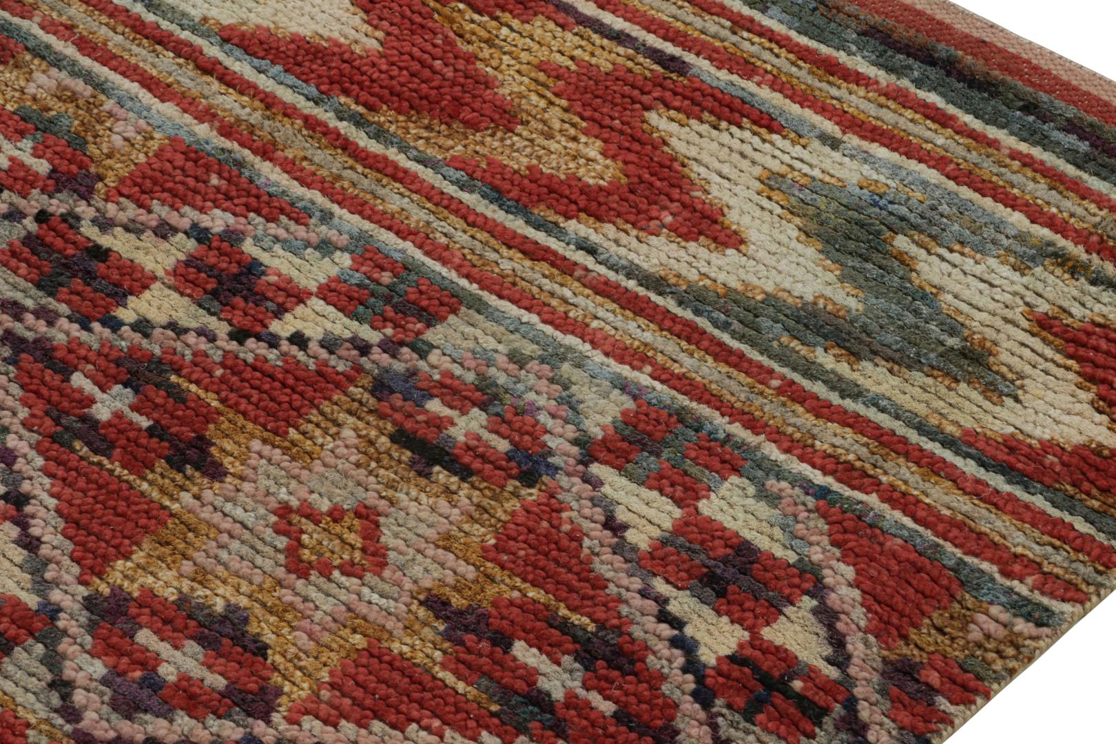 Contemporary Moroccan Rug with Berber Geometric Patterns