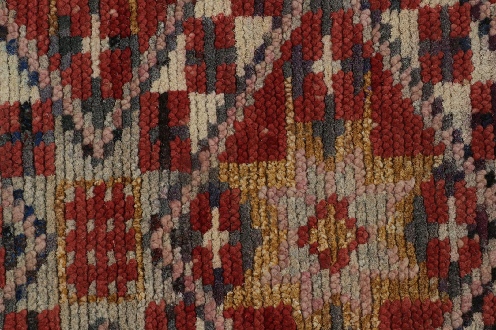 Contemporary Moroccan Rug with Berber Geometric Patterns