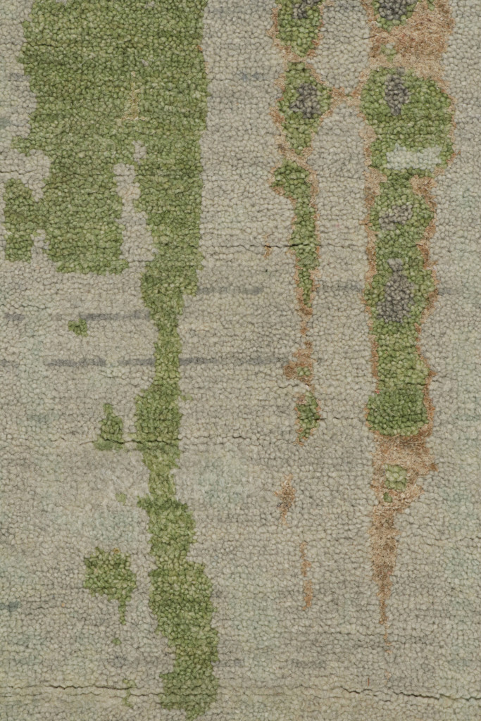 Contemporary Abstract Rug With Polychromatic Patterns
