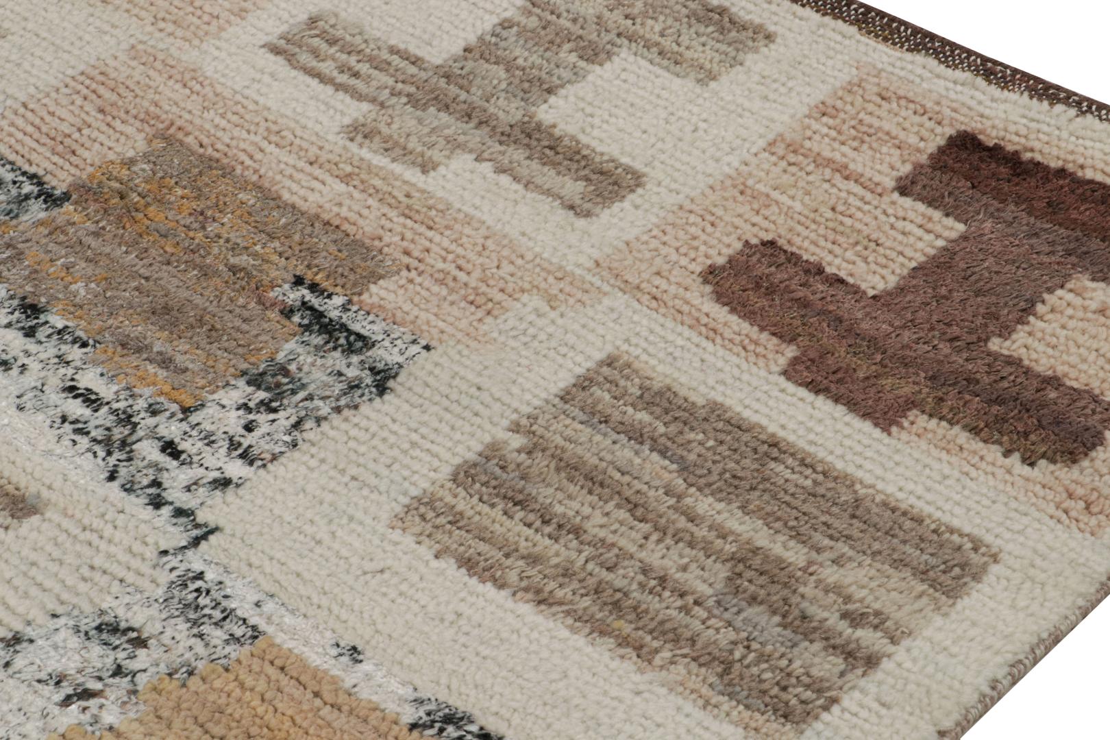 Contemporary Moroccan Style Geometric Rug