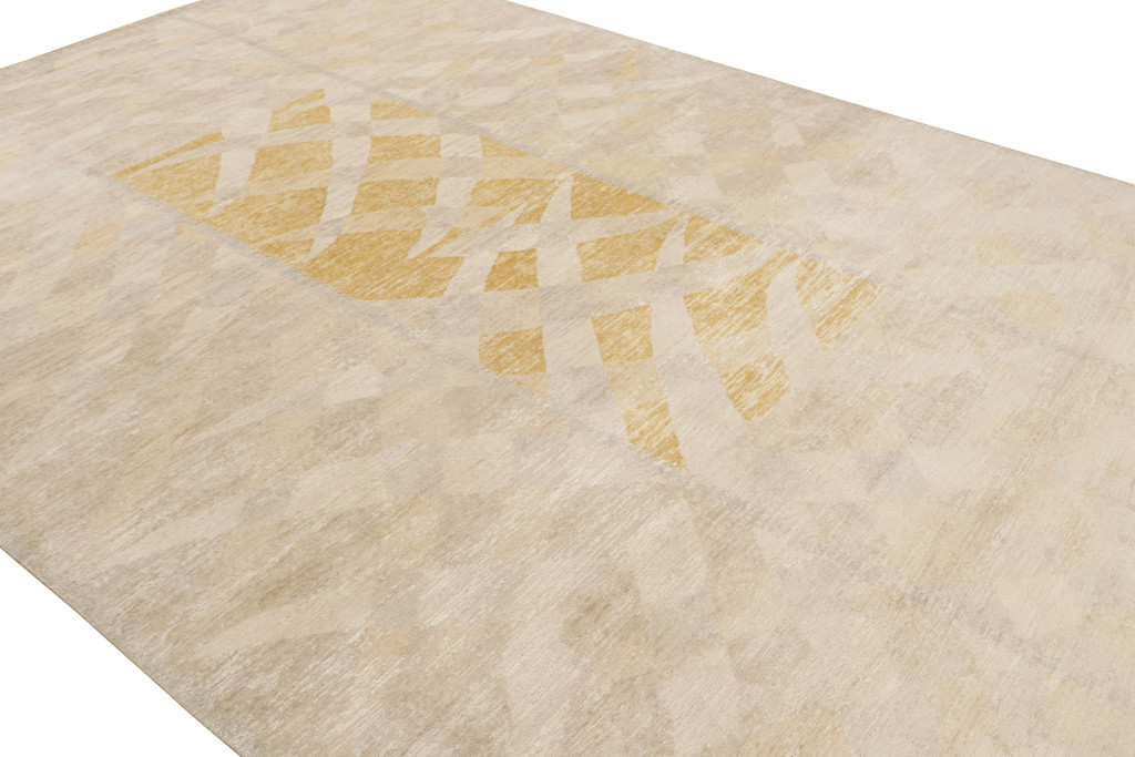 Scandinavian Rug with Geometric Patterns