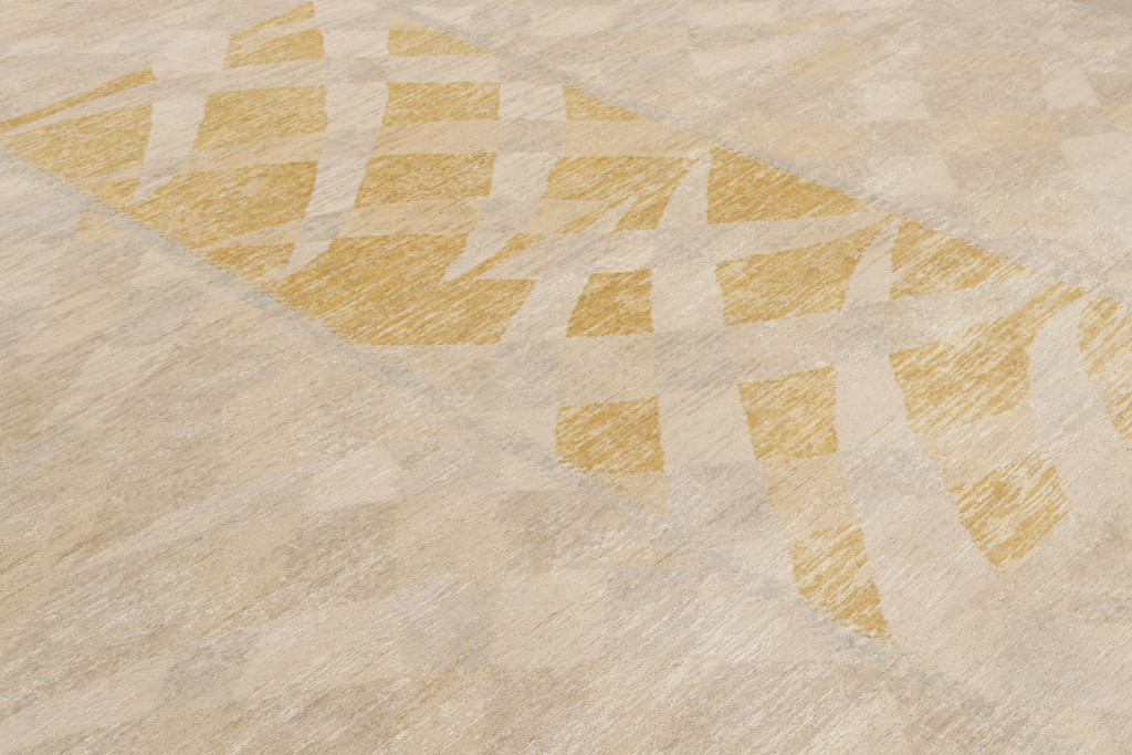 Scandinavian Rug with Geometric Patterns