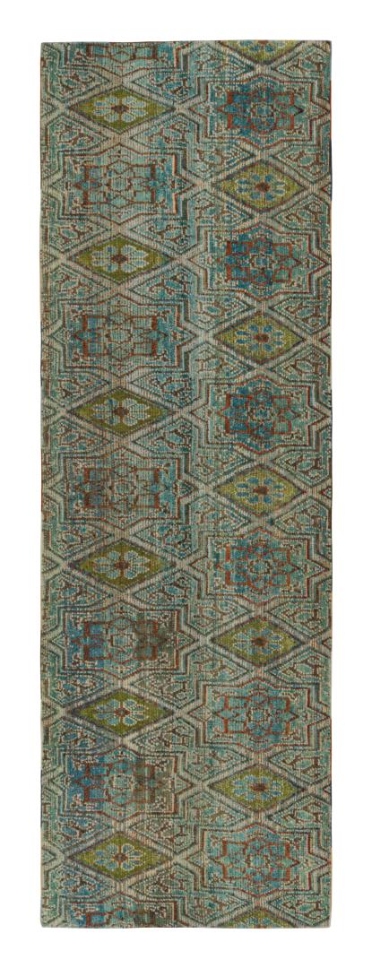 Modern Moroccan Geometric Runner Rug