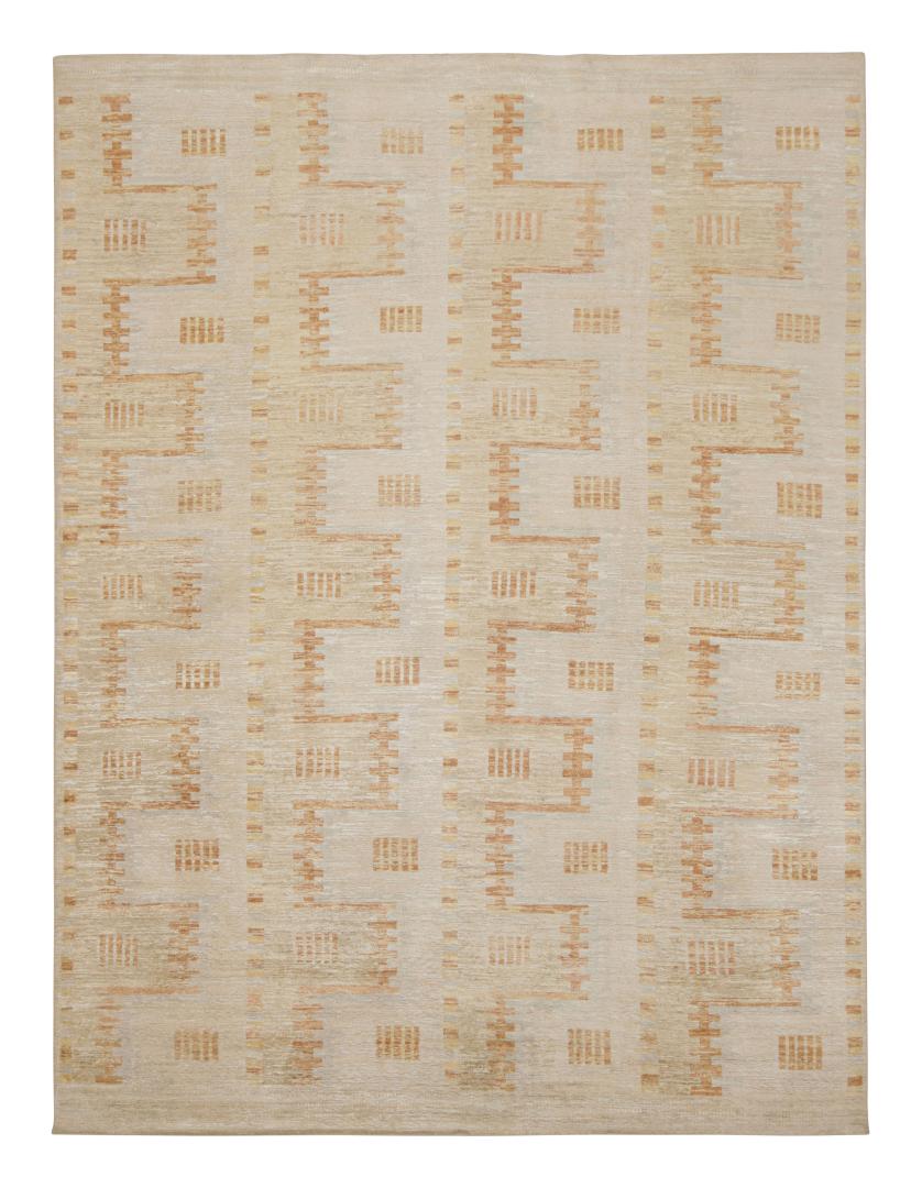 Scandinavian Rug with Geometric Patterns