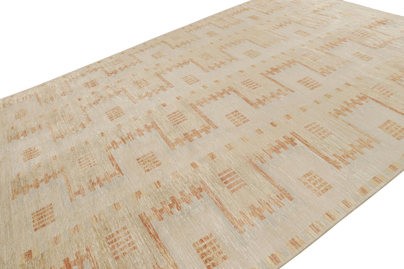 Scandinavian Rug with Geometric Patterns