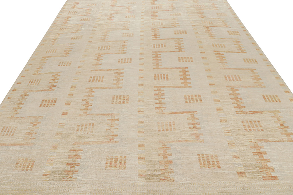 Scandinavian Rug with Geometric Patterns