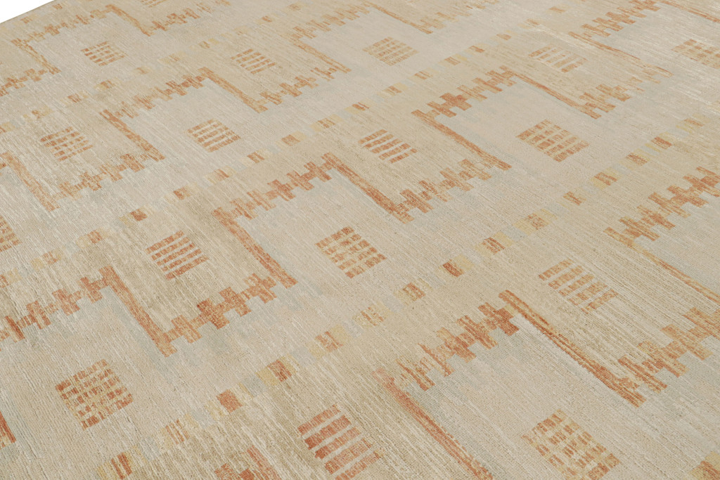 Scandinavian Rug with Geometric Patterns